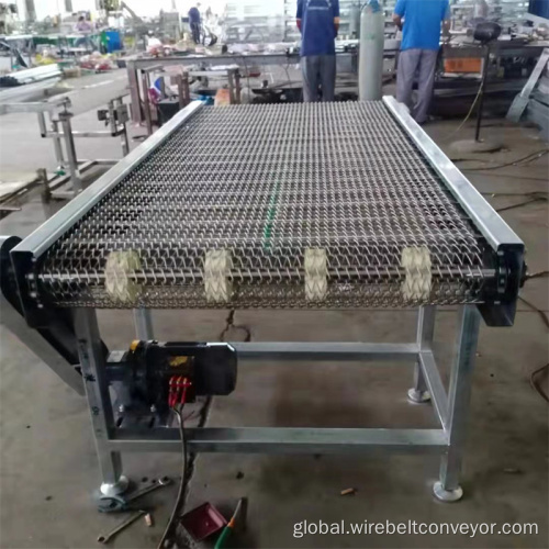 Metal Flattransmission Wire Mesh Belt OEM Service Stainless Steel Conveyor Belt Supplier